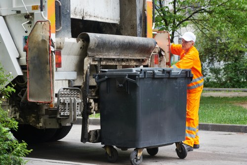 Recycling construction materials at Belmont site