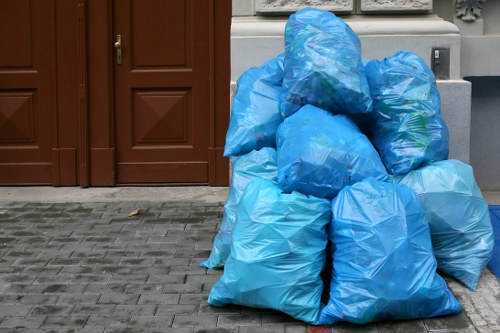 Recycling and donation of cleared items