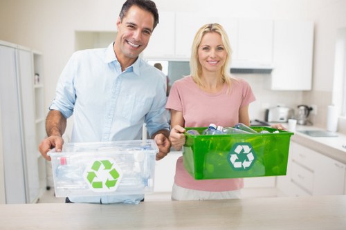 Eco-friendly recycling during Belmont home clearance