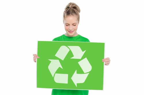 Eco-friendly garage clearance process in action